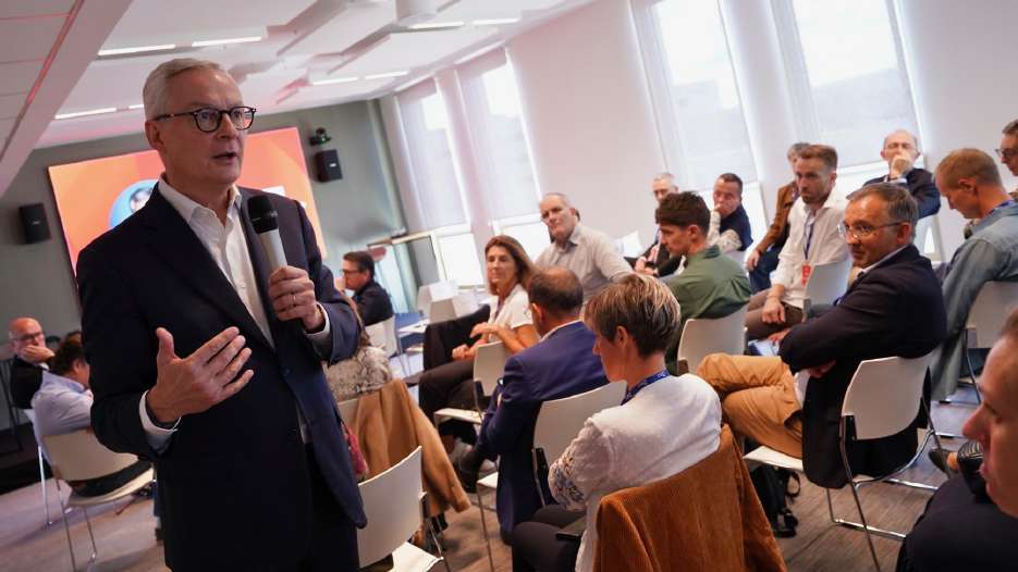 Rencontre entre Bruno Le Maire et les experts-comptables du CEG.